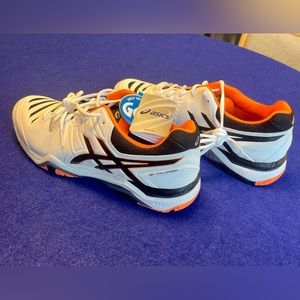 Tags on ASICS Gel-Challenger 10 court shoes (pickle-ball, tennis) - size 12.5
